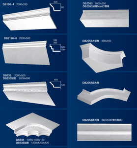 Produits en plâtre pour corniches en gypse, moulures décoratives murales, rosettes et plafonds, personnalisés par l'usine OEM - Product Image 1