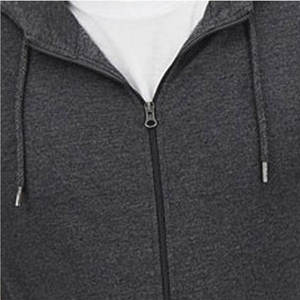 Sudaderas con capucha y cremallera con logotipo personalizado para hombre, sudaderas 100% de algodón de talla grande con cremallera completa y peso pesado para niños, diseño transpirable para invierno - Product Image 3