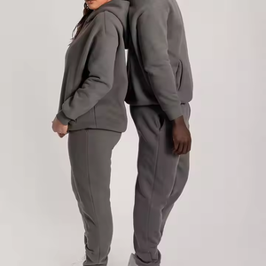 Sweat-shirts à capuche lourds sans cordon, style streetwear, avec poches latérales, luxe, 100% coton, molleton lourd, surdimensionné, pour homme - Product Image 3