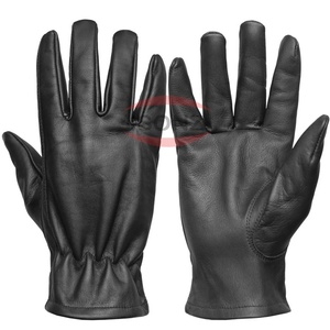 Guantes de Invierno Negros 2026 Hechos en Piel de Oveja, Cordero y Cabra con Forro Cálido - Product Image 1