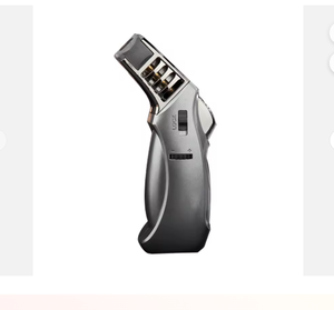 Briquet Blaster à Flamme Directe le Plus Vendu avec Verrouillage, Grande Capacité, Rechargeable au Gaz, Bleu, Anti-Vent, Accessoire pour Cigares - Product Image 3