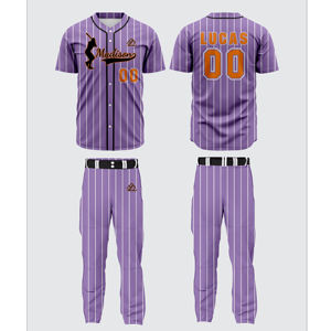 Camiseta de béisbol transpirable personalizada al por mayor, nuevo diseño, camiseta de béisbol de alta calidad, uniforme barato para hombre - Product Image 1