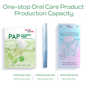 Organic Coconut <span class=keywords><strong>Flavor</strong></span> Teeth Whitening Strips Tiras brancas com sabor menta para atacado