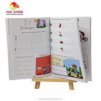 Service d'impression de manuels scolaires à couverture souple personnalisés, reliure parfaite, film laminé, livre imprimé sur papier couché offset avec logo personnalisé