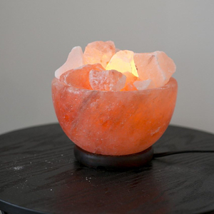 Lámpara de sal del Himalaya con forma de cuenco, servicio OEM personalizado, precio competitivo, Decoración de casa más vendida, lámpara de sal - Product Image 5