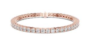 Bracelet tennis en or jaune massif 14 carats certifié VDS IGI avec diamants CVD cultivés en laboratoire, 14g, cadeau de luxe unisexe - Product Image 6