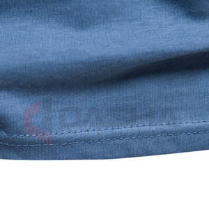 Camisetas de algodón transpirable para hombre de verano 2025, camisetas informales de manga corta con cuello redondo de Color sólido, camisetas deportivas de punto sueltas - Product Image 3