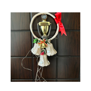 Decoración de Reno de ratán tejida a mano para exhibición de Navidad, perfecta para el hogar, la oficina o la decoración de vacaciones de café - Product Image 3