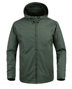 Veste de pluie imperméable et coupe-vent pour hommes de taille supérieure Matériau respirant Nylon/polyester Service OEM - Product Image 5