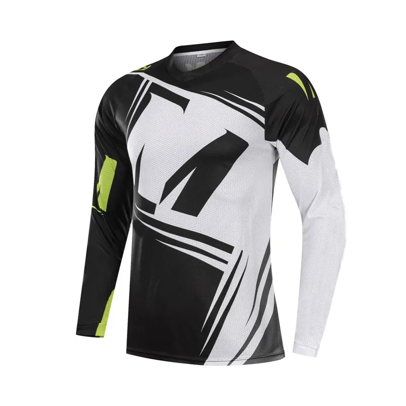 تصميم حسب الطلب قمصان سباق الدراجات النارية من القماش قابلة للتنفس قميص دراجة علوية من الجيرسيه