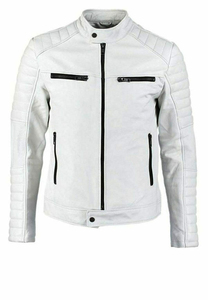 Chaqueta de cuero de alta calidad para hombre, venta al por mayor, chaqueta de cuero de vaca para hombre, nueva chaqueta de piel de oveja genuina hecha a medida para hombre - Product Image 2