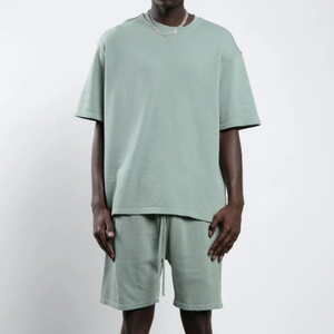 ชุดกางเกงขาสั้น2ชิ้นสำหรับผู้ชายชุดกางเกงขาสั้น5XL ขนาดใหญ่พิเศษสำหรับผู้ชายชุดกางเกงขาสั้นแบบแห้งเร็วสำหรับฤดูร้อน - Product Image 1