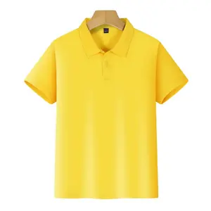 Camiseta de Verano Ligera y Cómoda de Secado Rápido, Transpirable, de Alta Calidad, de Algodón para Hombre, con Patrón Sólido, Tejido de Punto - Product Image 5