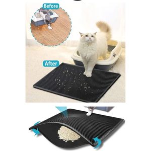 <b>Cat</b> Litter Trapping <b>Mat</b> Sifting Rug for Pet Litter Box Accessories - Product Image 1