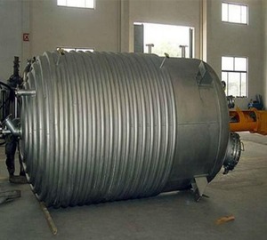 Recipiente de reactor de bobina de Lapa de alta capacidad con refrigeración de calentamiento de doble bobina SS304 ss316 o construcción de acero al carbono - Product Image 2