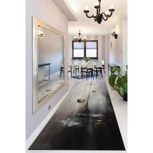 Paillasson Abstrait Balance de la Justice : Cadeau pour Avocat, Tapis d'Entrée, Tapis Fin Non Tissé - Product Image 3