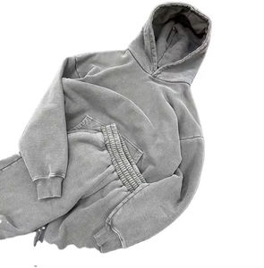 Ensemble de survêtement unisexe imprimé de qualité supérieure, sweat-shirt léger 100% coton, sweat-shirt d'hiver écologique, jogging, ensemble de survêtement pour homme - Product Image 3