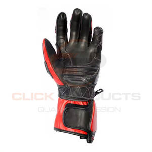 Para hombres Guantes de cuero de Pakistán Material transpirable Venta al por mayor Precios baratos Guantes de carreras de motos para hombres - Product Image 5