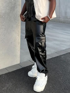 โลโก้หนังคุณภาพสูงแบบกำหนดเองสำหรับผู้ชาย สวมใส่กลางแจ้ง น้ำหนักเบา ระบายอากาศได้ดี แห้งเร็ว เอวสูง สไตล์วินเทจ ใช้ได้ทุกฤดู ผลิตจากโรงงาน - Product Image 2