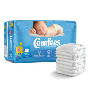 Comfees Baby Diapers Size New Born 42pcs (x4) Disposable Baby Diapers. Up to 10 Lbs - Product Image 1