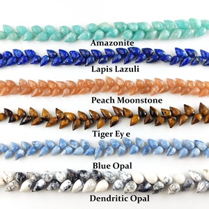 Perles de Quartz Rose en forme de larme, perles de pierre précieuse à facettes, taille 12x7mm, vendu par 8 pouces de Long, fournitures de fabrication de bijoux - Product Image 3