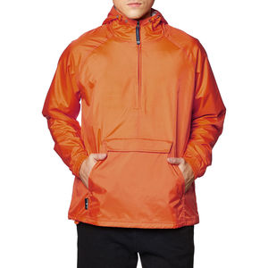 Chaqueta Cortavientos Deportiva para Hombre, Estilo Urbano, con Capucha, Cremallera, Transpirable, Impermeable, Tejido Ripstop, Diseño Color Block - Product Image 1