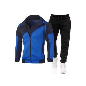 Survêtement pour homme avec logo personnalisé Survêtement pour homme double couche 100% coton - Product Image 6