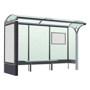 Chất Lượng Cao Hình Chữ Nhật Hình Dạng Xe Buýt Nơi Trú Ẩn Loại Mới 2 LED Di Chuyển Hệ Thống Quảng Cáo Ngoài Trời Quảng Cáo CLP Mupi Ánh Sáng Hộp - Product Image 1