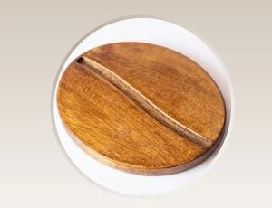 Custom Best Quality Modern Luxury Eco-Friendly <b>Beech</b> Wood Coasters for Coffee Table Dining Table <b>Desk</b> Cup-Low Price - Product Image 3