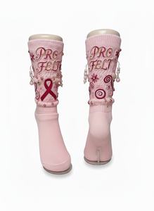 Chaussettes de sport personnalisées ornées de perles et de perles de verre, jaunes, décoratives, brodées, à la mode, avec des breloques, motif floral - Product Image 4