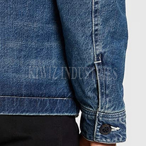 เสื้อแจ็กเก็ตยีนส์ของผู้ชายเสื้อแจ็กเก็ตคลาสสิกลำลองแฟนซีขายดีล่าสุดเสื้อผ้าแบรนด์เนม - Product Image 6