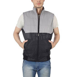 Chaqueta de Plumón sin Mangas para Hombre, Personalizada con MOQ Bajo, Último Diseño, Resistente al Viento e Impermeable, 100% Poliéster, Estilo Urbano, Invierno - Product Image 1