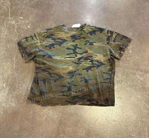 Camiseta de Verano con Estampado Gráfico Personalizado, Camiseta Corta con Estampado de Camuflaje, Camiseta Desgastada con Efecto Deslavado al Ácido, Camiseta Táctica para Hombre - Product Image 2