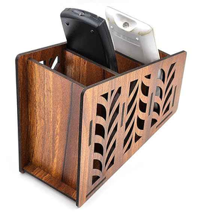 Soporte remoto multicompartimento personalizado de la mejor calidad para el hogar, organizador de mesa perfecto para sala de estar, mando a distancia de TV y soporte remoto de CA - Product Image 3