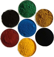 Oxyde de fer pigment noir perméable sol ciment peinture modèle pour caoutchouc