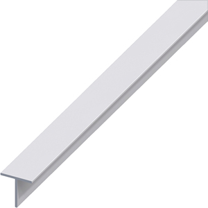 Profilo a T in Alluminio Argento Satinato mm. 15x15x1,5 Metri 1 - Product Image 1