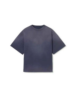 Camisetas de Hombre de Primera Calidad, Estilo Urbano, Lavado Ácido, Efecto Desgastado por el Sol, 100% Algodón, Anti-Pilling, Ropa Casual, Diseño de Logotipo Personalizado - Product Image 4