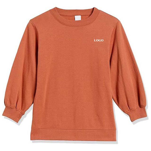 Sudadera Casual para Mujer al por Mayor, Sudadera Holgada de Manga Larga para Uso Diario, Sudadera con Cuello Redondo para Mujer - Product Image 3