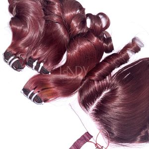 Extensions de Cheveux Humains Vietnamiens Ondulés Ombrés de Qualité Supérieure à Prix Compétitif, Lot de Bundles avec Closure 2026 - Product Image 3