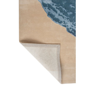 Tapis Aprezo Classic Top-28733 en laine, bambou et soie, tufté à la main, 4m rectangulaire, rayé, épaisseur 10mm, pour sol domestique, viscose - Product Image 5