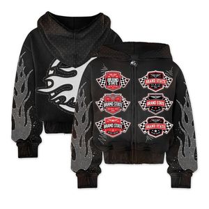 2026 nuevas sudaderas con capucha lavadas con ácido de alta calidad personalizadas con logotipo serigrafiado diseños de personalización ajuste relajado ropa atractiva - Product Image 4