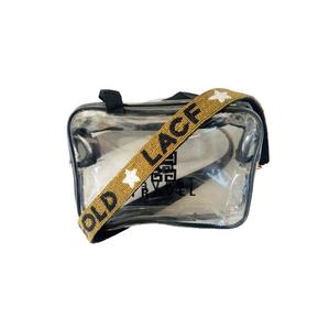 Personnalisé élégant fabriqué à la main perlé ceinture sac à main sangles perlé doré et noir couleur perles approuvé sacs transparents sac à main sangles - Product Image 2