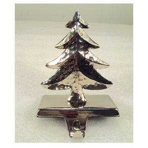 <b>Christmas</b> <b>Tree</b> Silver Metal Stocking Holder For <b>Christmas</b> <b>Table</b> Top Decorative - Product Image 1