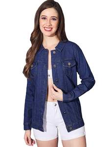 Chaqueta vaquera de alta calidad para mujer, Camisa vaquera de ajuste relajado, fabricante de chaquetas, diseño único, el mejor material, nuevo modelo más vendido - Product Image 3