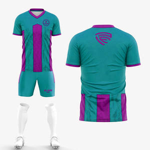 Kits de football personnalisé de haute qualité pour hommes, maillot de football à la mode avec impression par sublimation, service OEM pour ensembles - Product Image 6