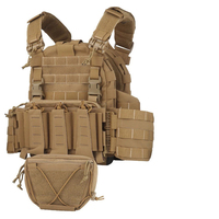 Gilet de chasse multifonctionnel d'entraînement en plein air en gros, porte-plaque de camouflage personnalisé, gilet de camouflage multifonctionnel