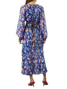 Robe fluide bleu Georgette à la demande pour les pique-niques d'été et les excursions d'une journée disponibles au meilleur prix - Product Image 3
