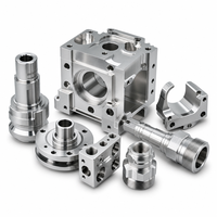 Pièces en aluminium usinées CNC 5 axes sur mesure OEM, composants de fraisage et de tournage de précision anodisés pour équipements d'automatisation