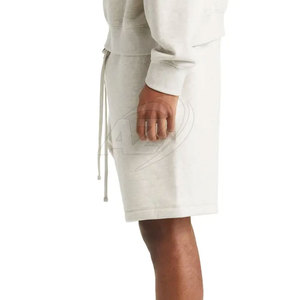 Pantalones cortos informales para hombre 2025, ligeros, 100% de algodón, patrón sólido único, transpirables, de cintura media, venta en línea al por mayor - Product Image 4