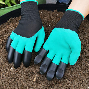 Gants de jardinage à griffes pour creuser la terre, planter des légumes, résistants aux aiguilles, en cuir protecteur, anti-chimiques, durables - Product Image 4